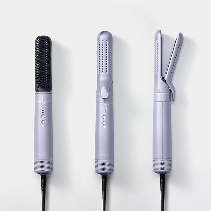 LocknLock Multi Hair Styler ENA236PUP – 3 Temperature Settings, 3-in-1 Design, PTC Technology, , large image number null